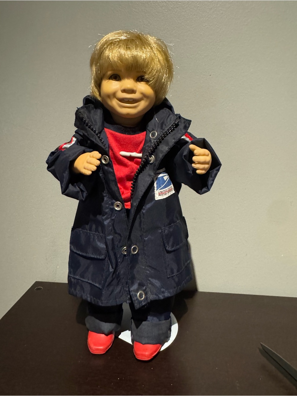 1998 USPS Vinyl Doll "Sandy" by Linda Steele for Designer Guild Collections